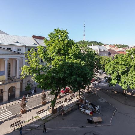 Квартира Віп В Центрі На Вулиці Проспект Свободи 22 Біля Оперного Театру Біля Вернісажу Leópolis Exterior foto